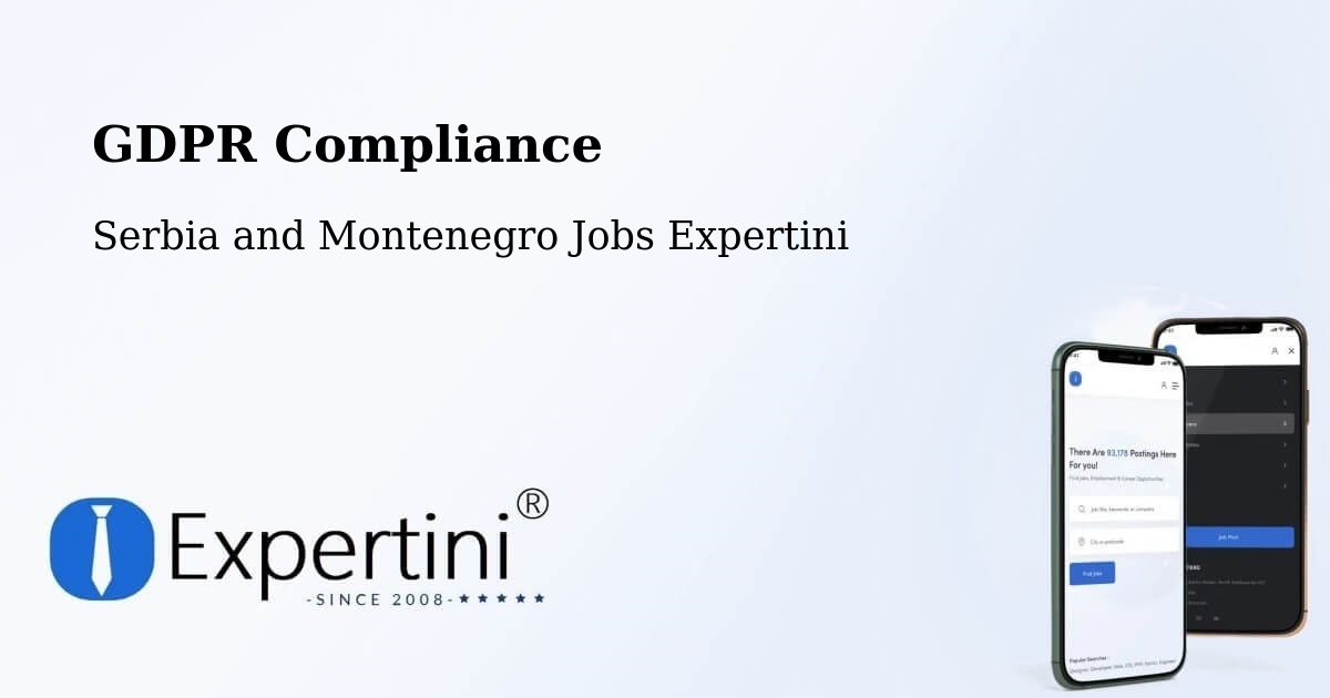 EU GDPR Compliance Statement – Powell River - Serbia and Montenegro Jobs Expertini