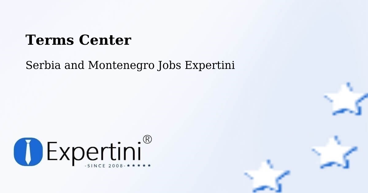 Terms of Service – Powell River - Serbia and Montenegro Jobs Expertini